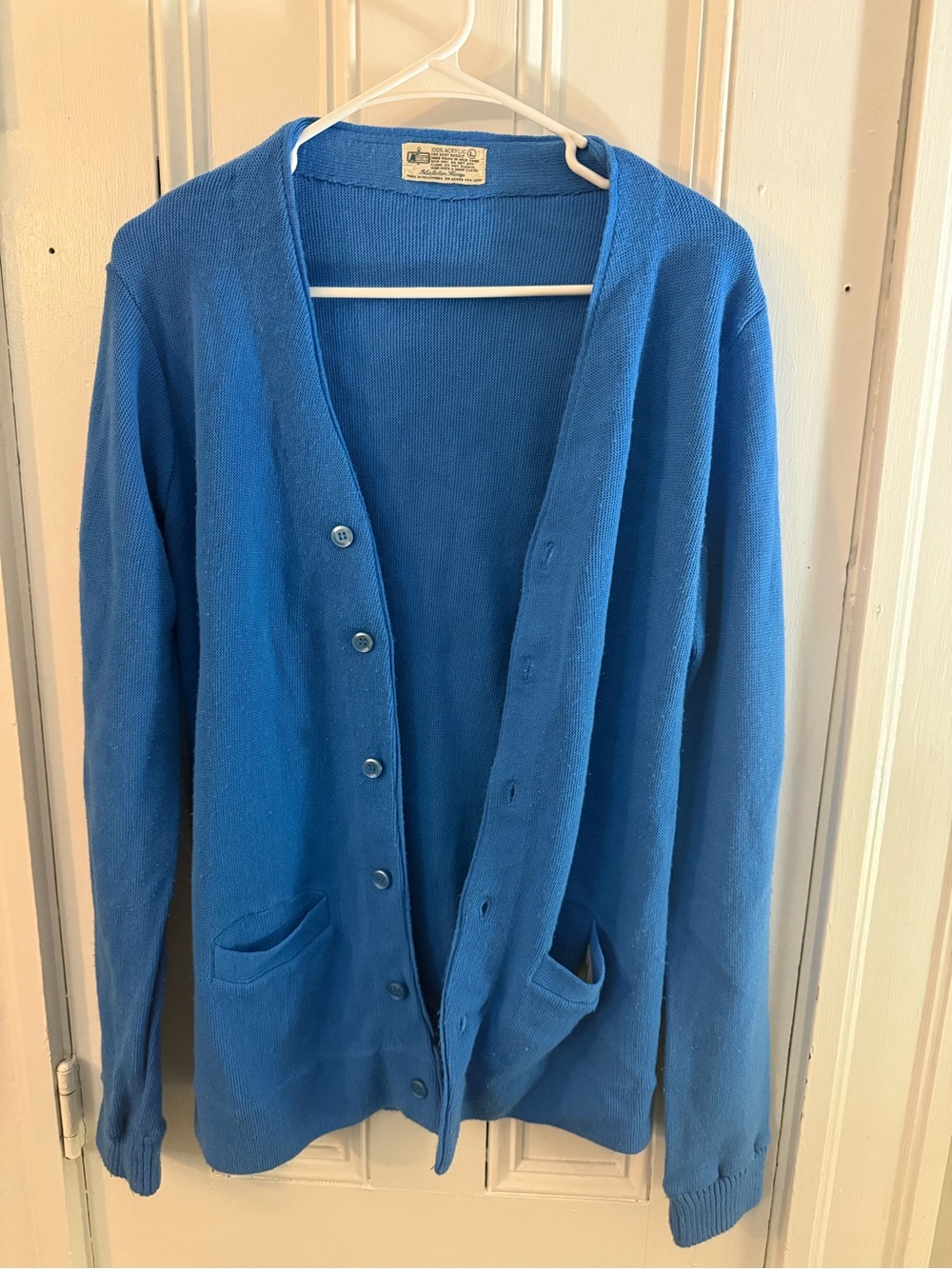 Vintage K-Mart Button-Front Cardigan Sweater. Runs small, see description.